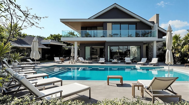 Upscale mansion rental Singapore elegant bedroom suite with city views